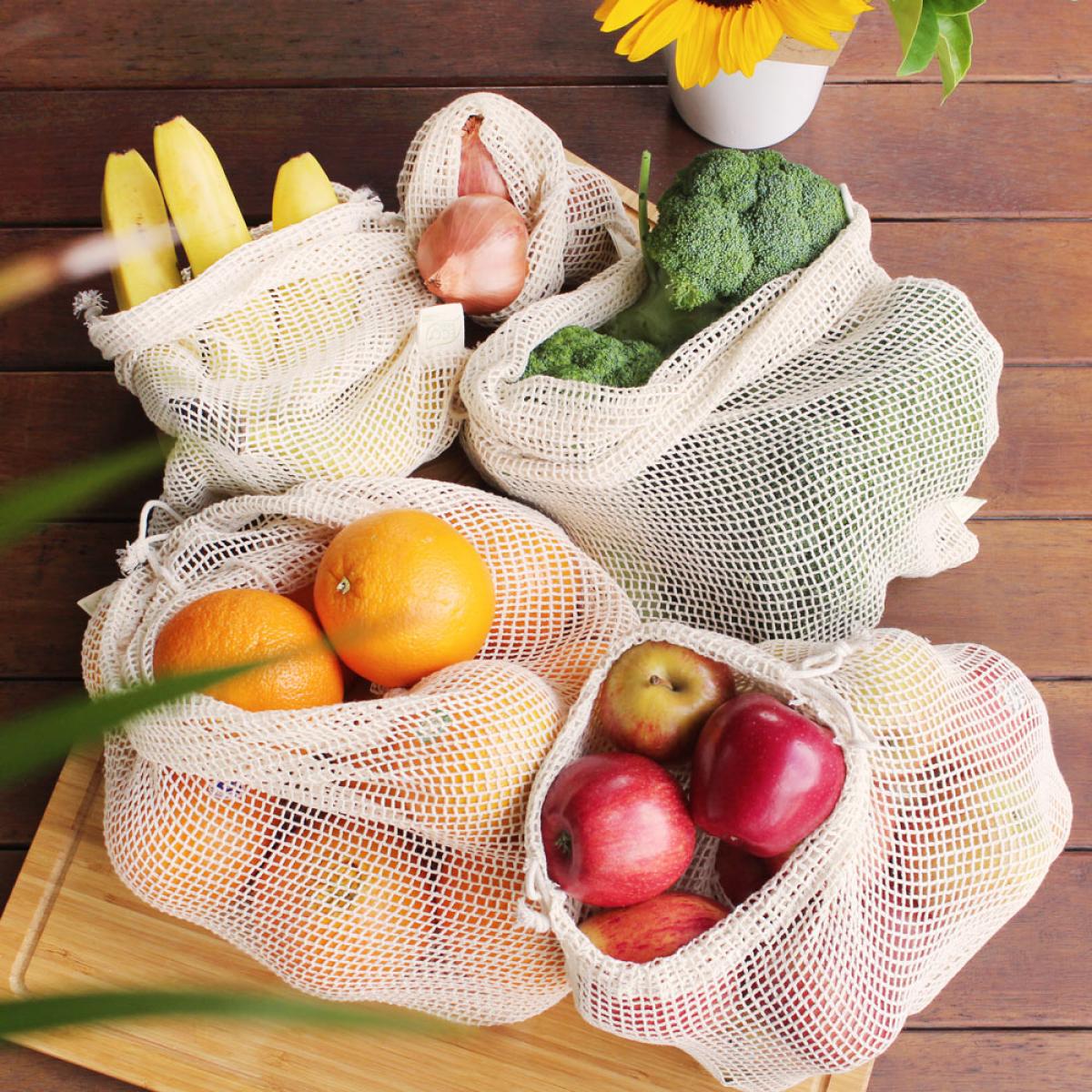 Organic Cotton Produce Bags Live Simply Laundry Balls, Readers
